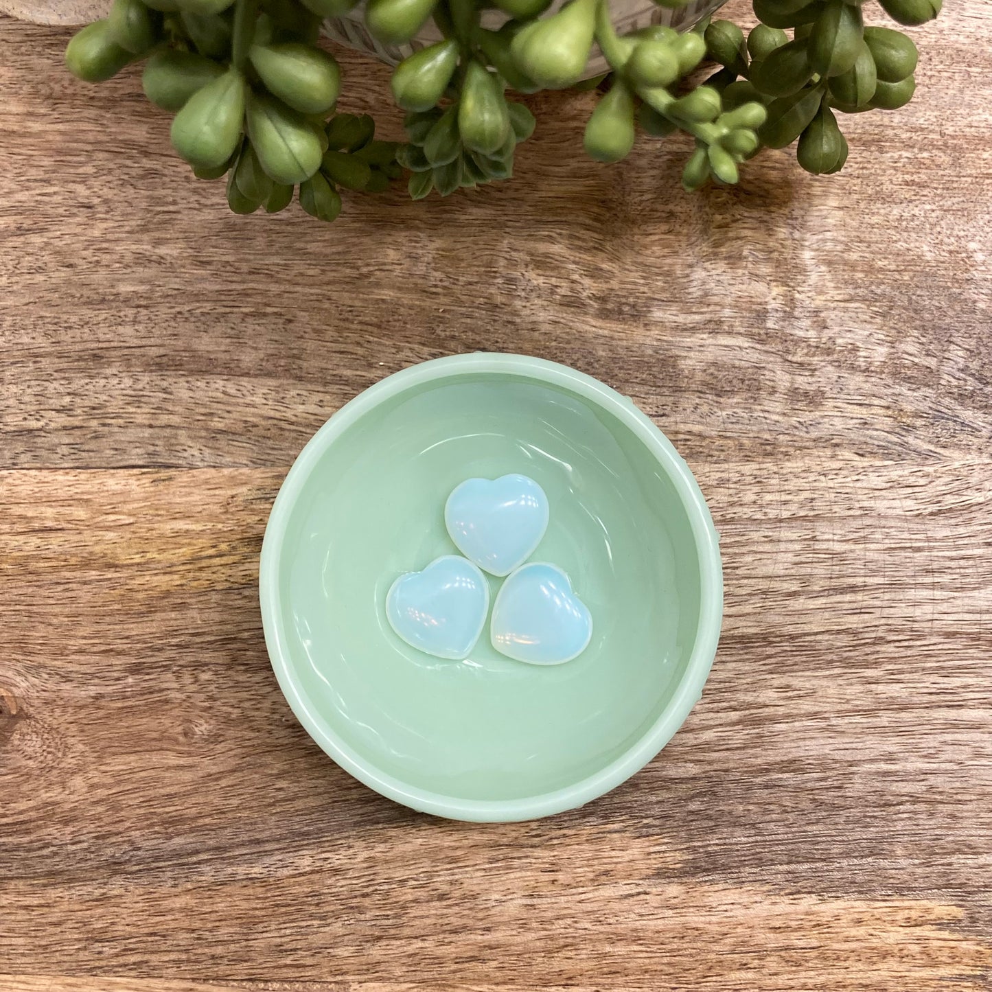 Opalite Mini Heart Carving