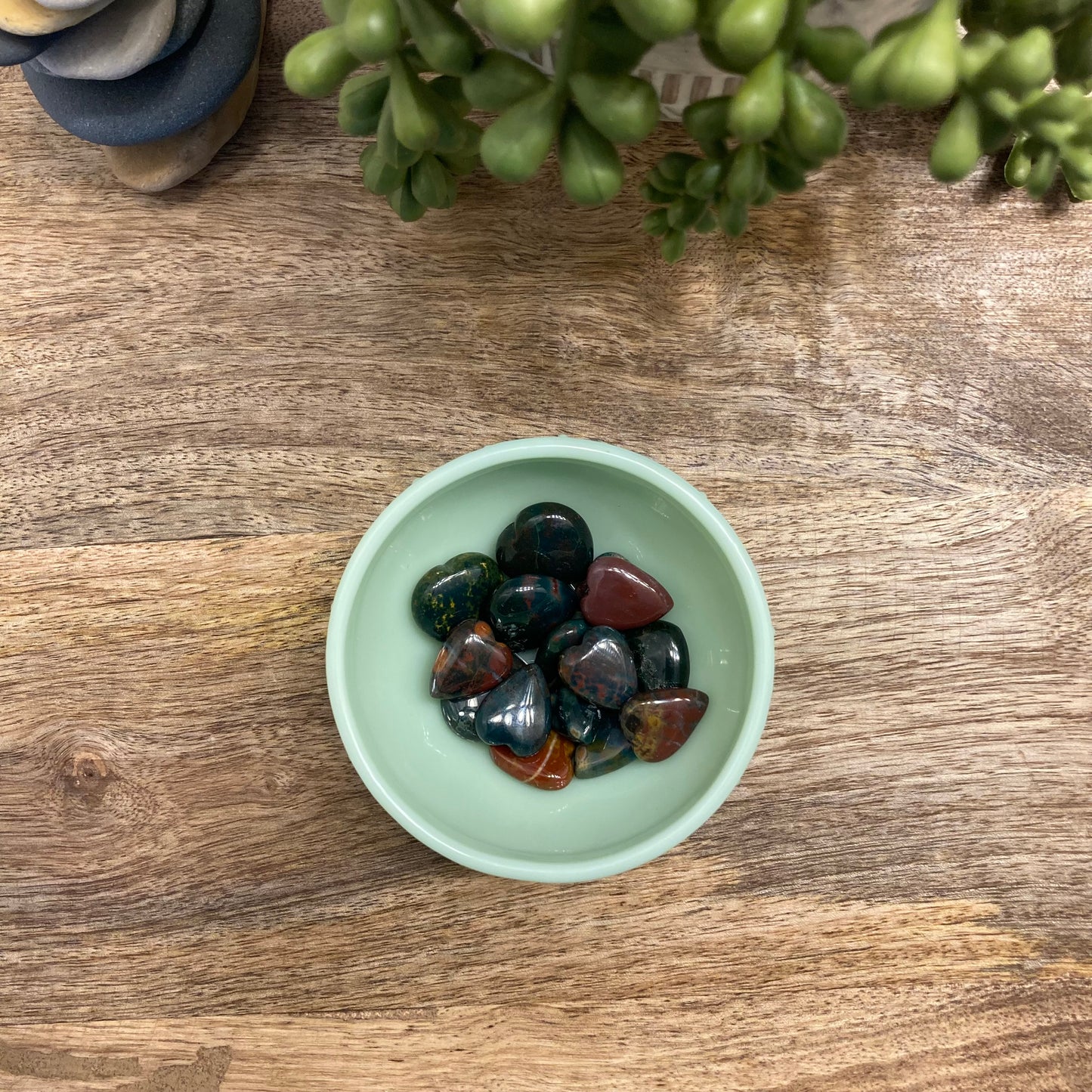 Ocean Jasper Mini Heart Carving