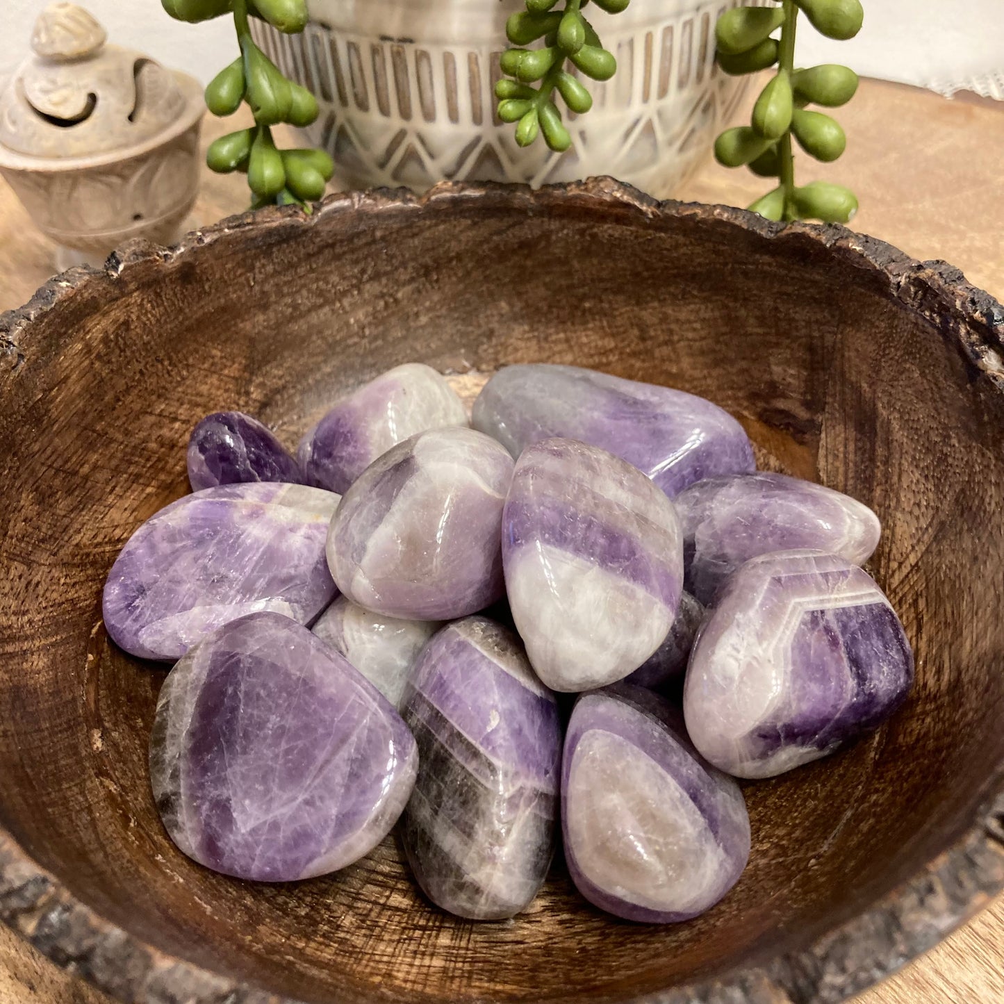 Dream (Chevron) Amethyst Tumble