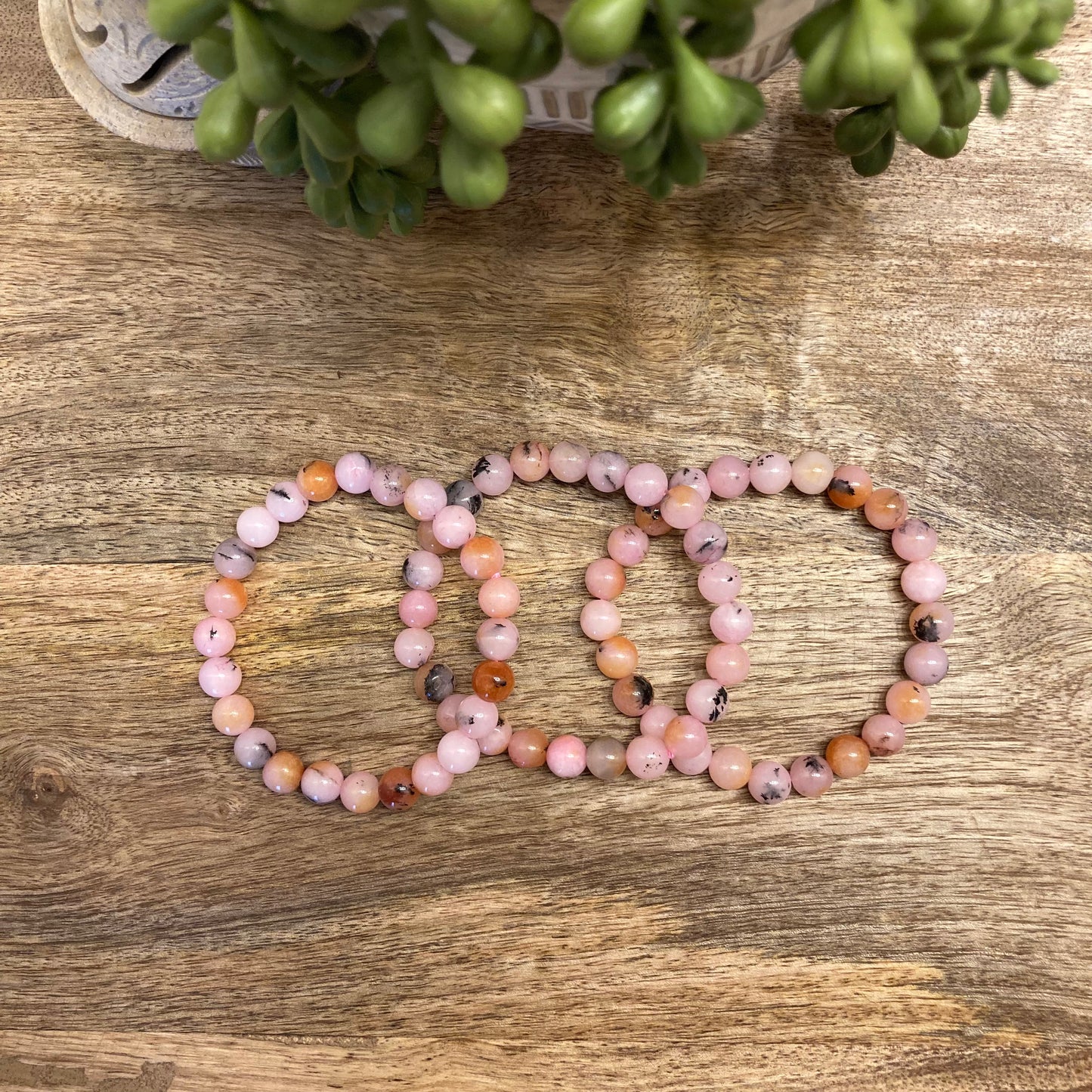 Pink Jade Bracelet