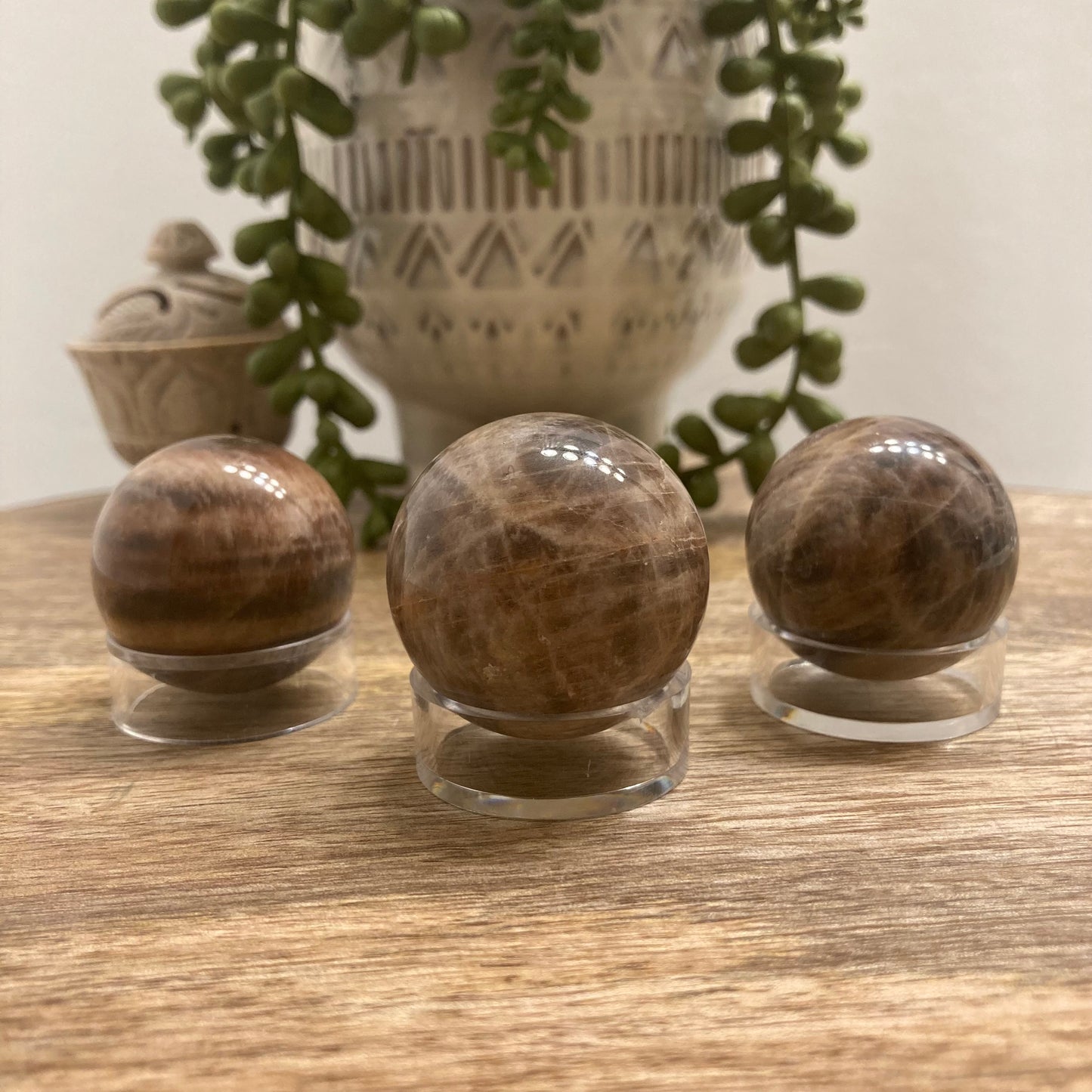 Black Moonstone Sphere