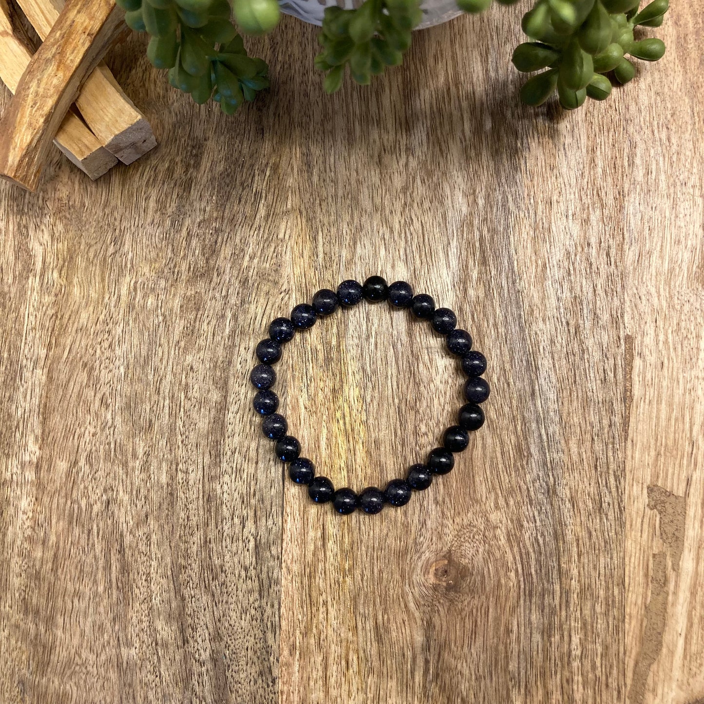 Blue Sandstone Bracelet