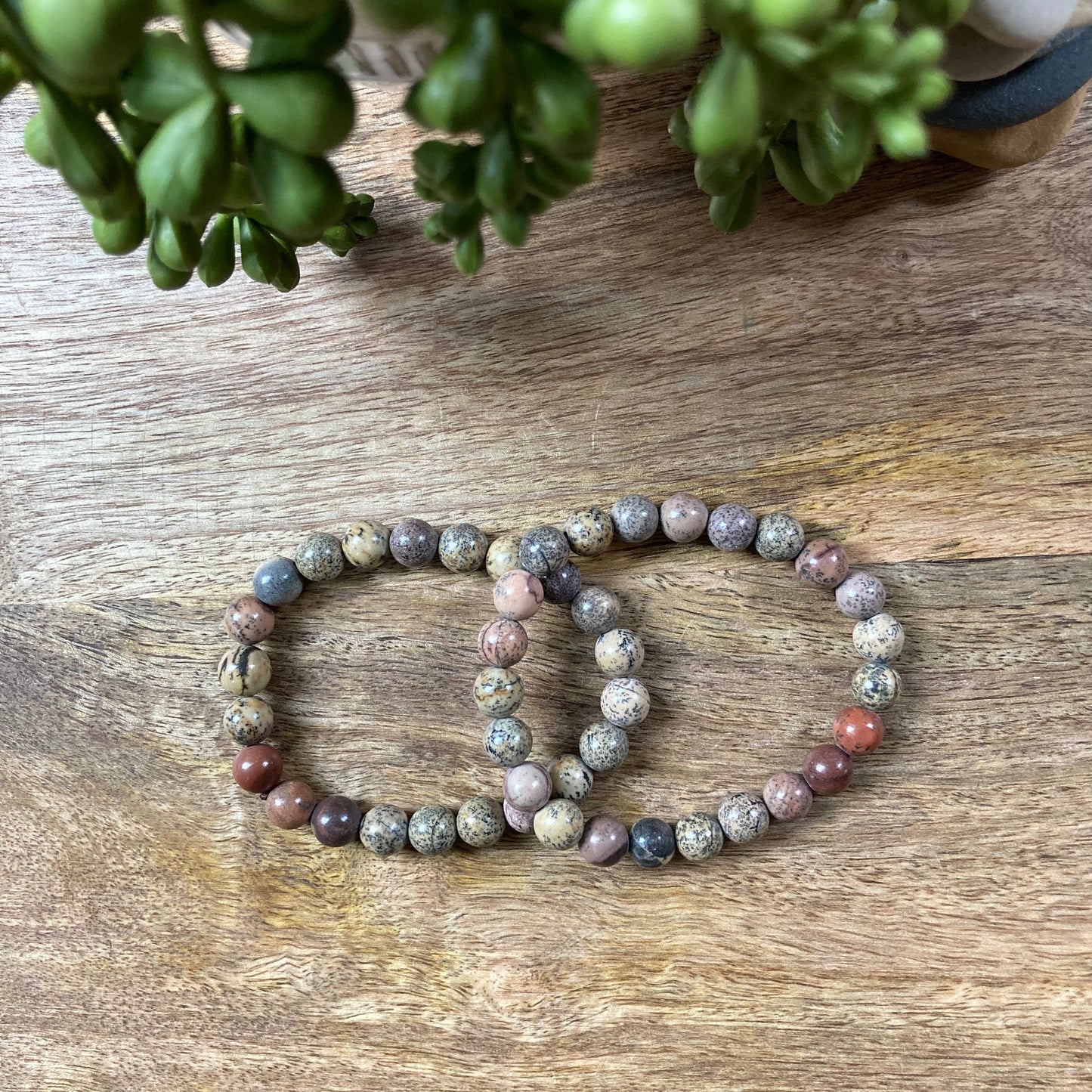 Red Picture Jasper Bracelet