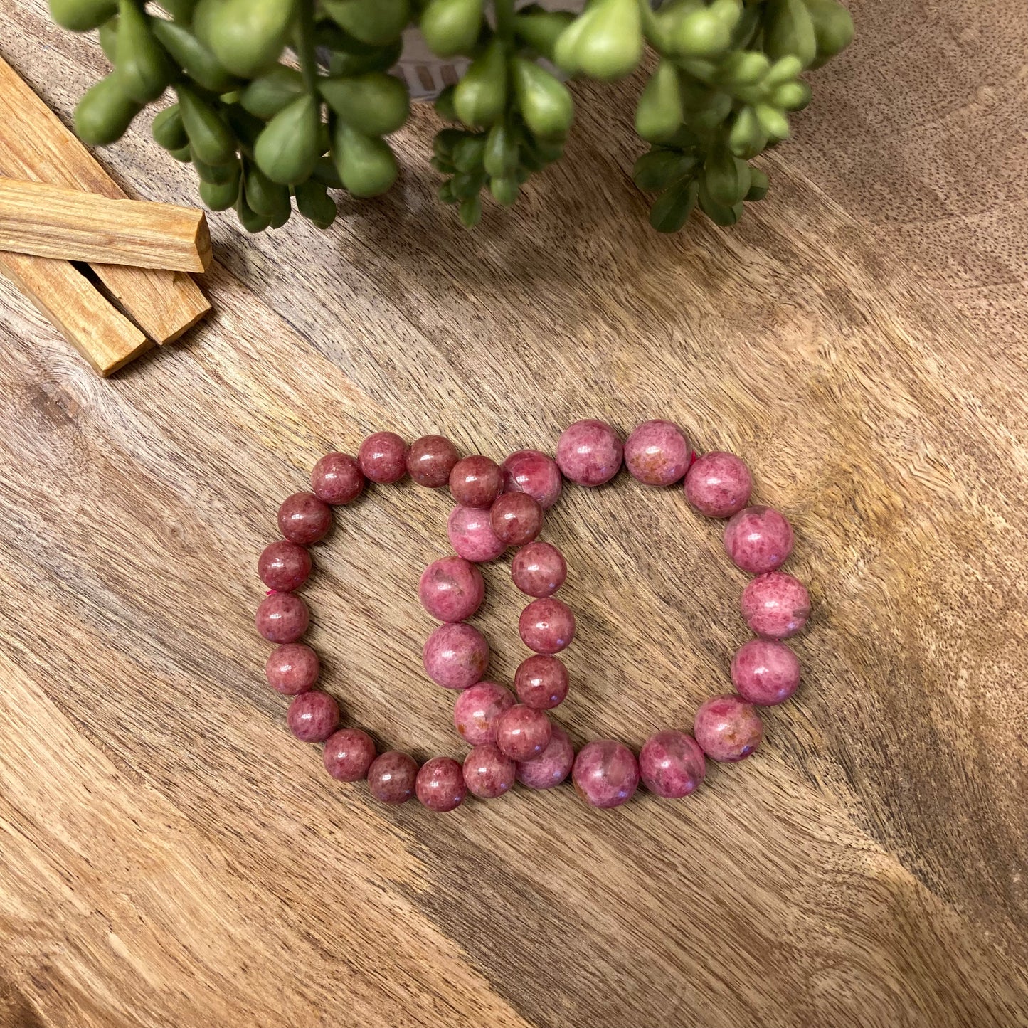 Solid Rhodonite Bracelet