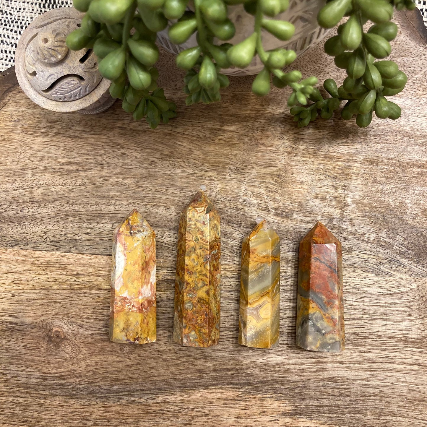 Crazy Lace Agate Tower