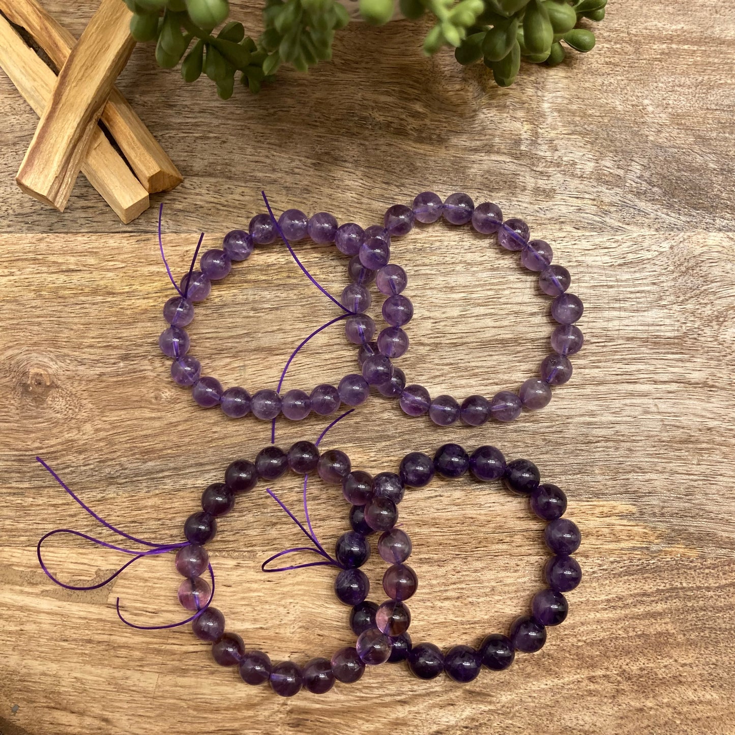 Amethyst Bracelet - Dark