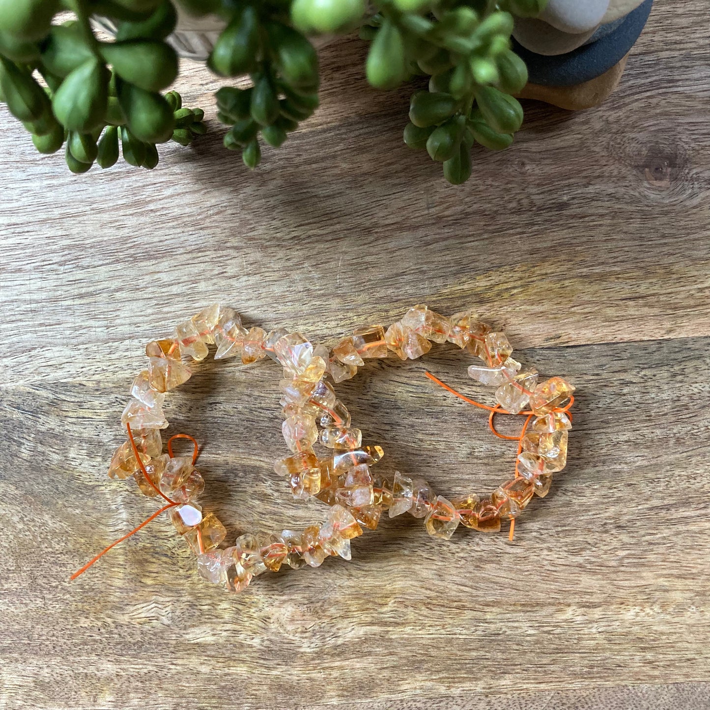 Citrine Chip Bracelet