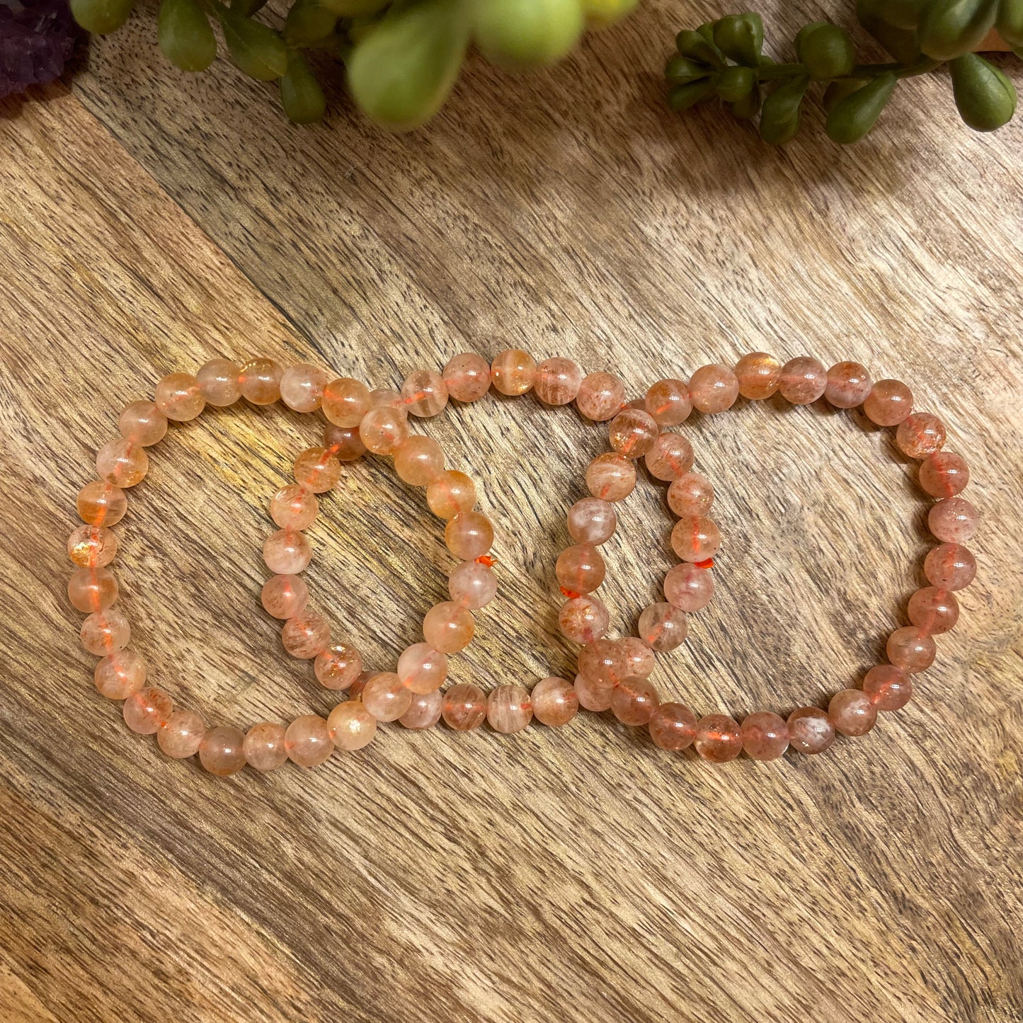 Golden Strawberry Quartz Bracelet