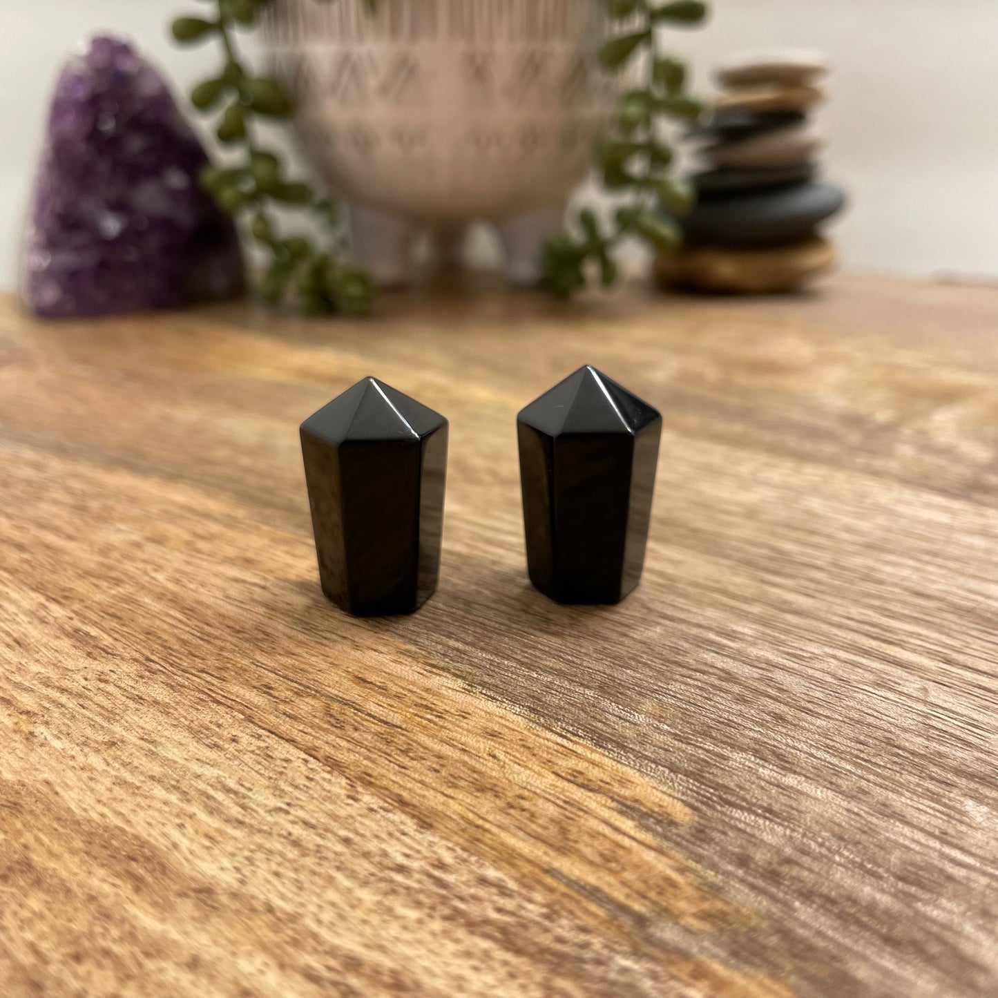 Black Obsidian Mini Cupcake Tower