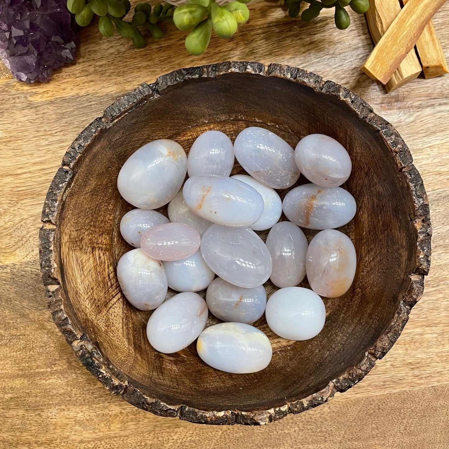 Blue Chalcedony Tumble