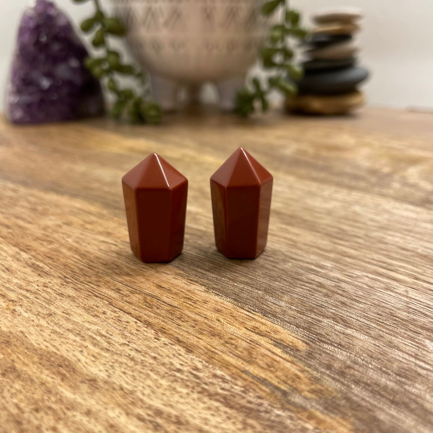 Red Jasper Mini Cupcake Tower