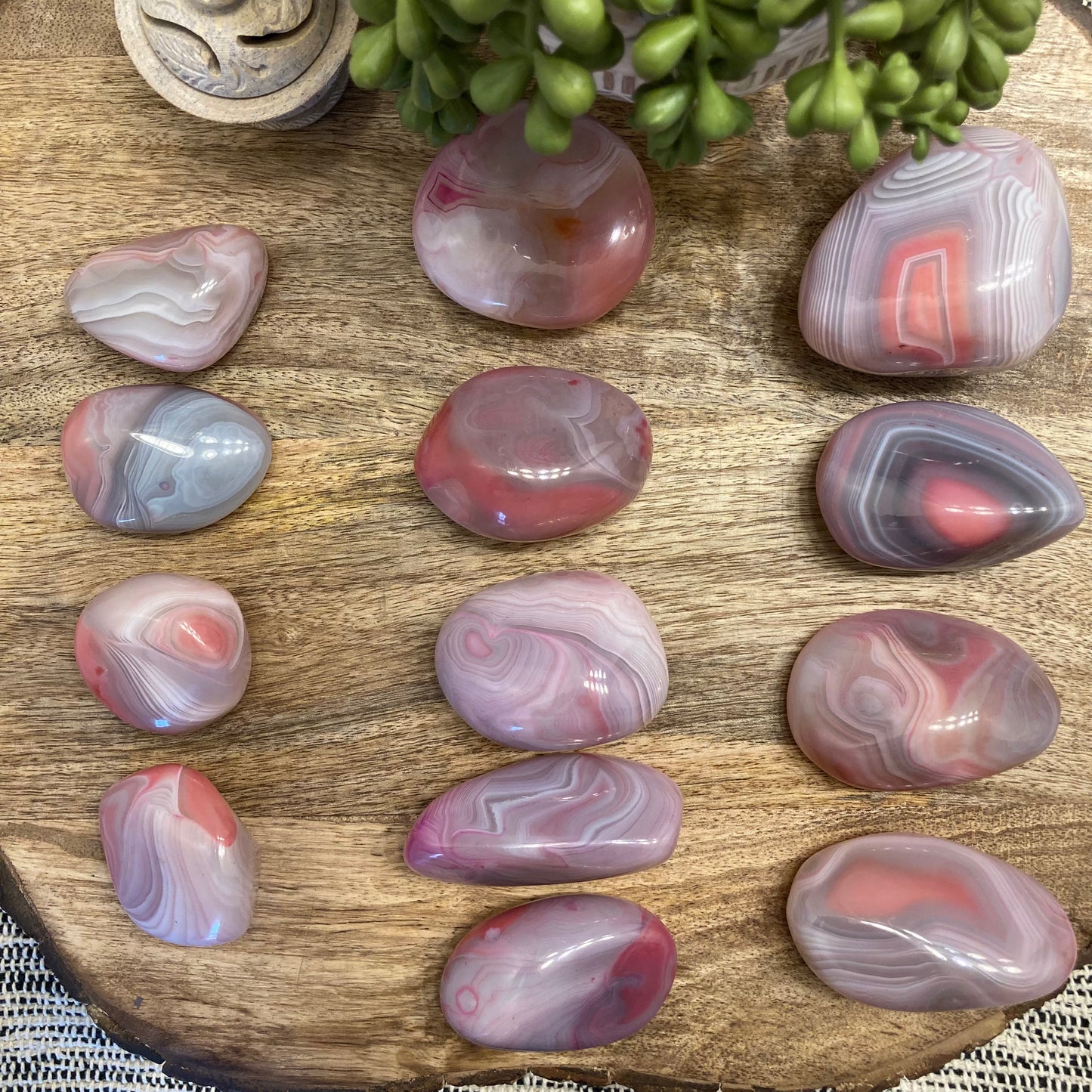 Pink Agate Tumble