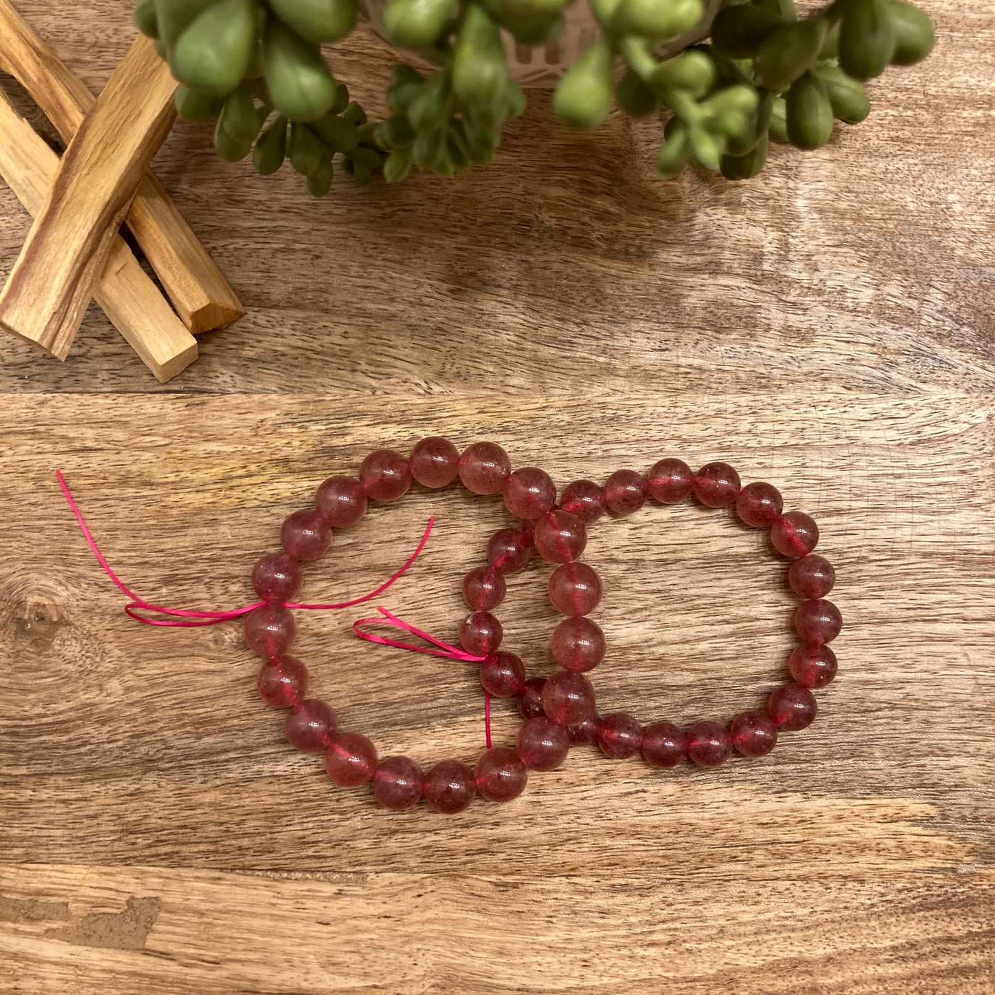 Strawberry Quartz Bracelet