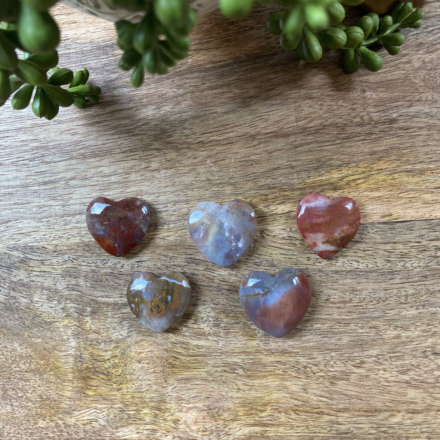 Ocean Jasper Heart Carving (Sm)
