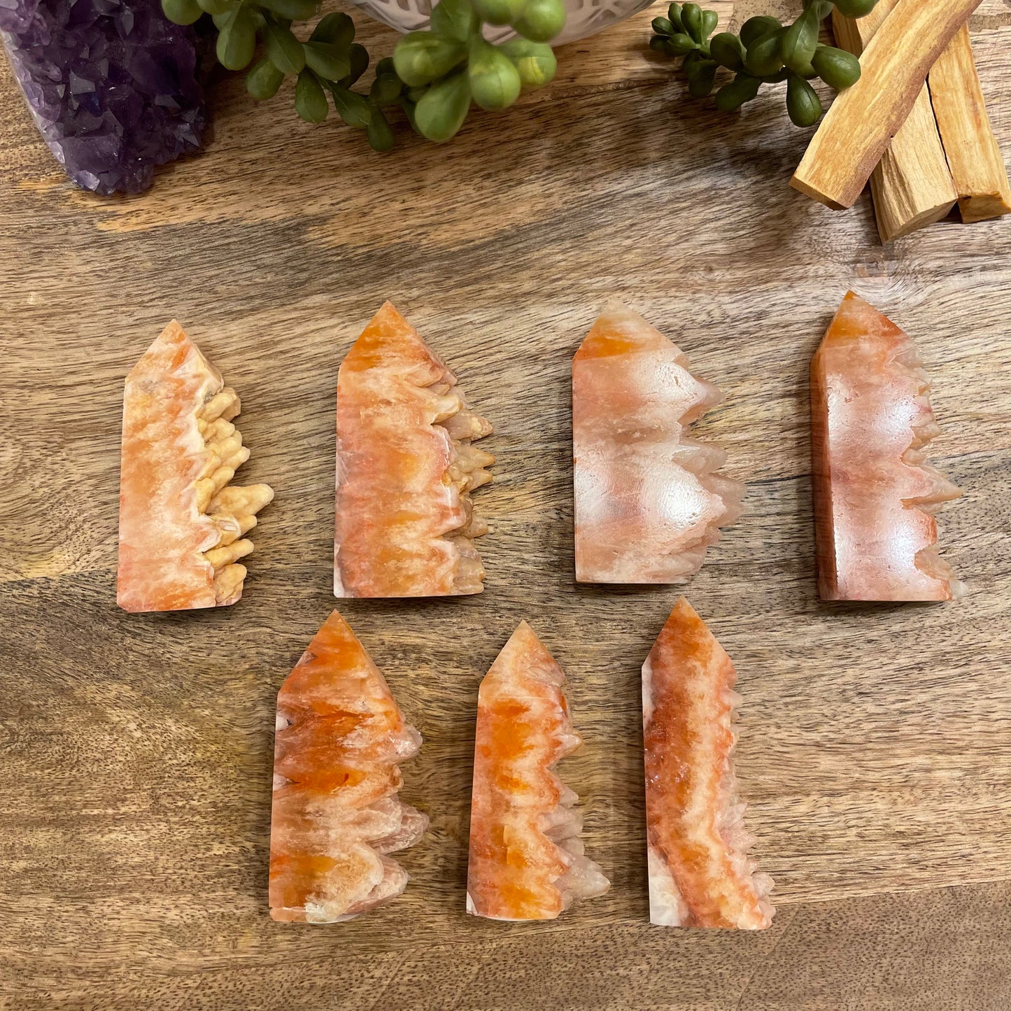 Dogtooth Calcite Tower