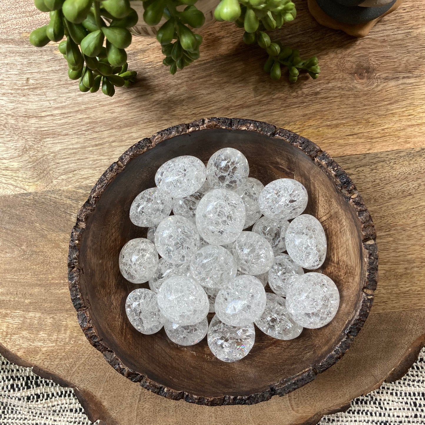 Crackle Quartz Tumble