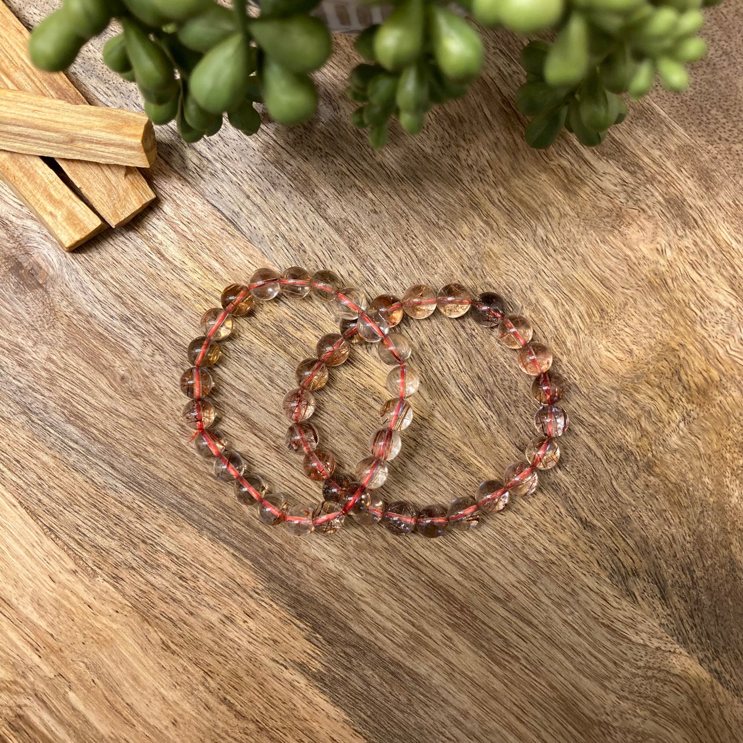 Red Rutile Bracelet
