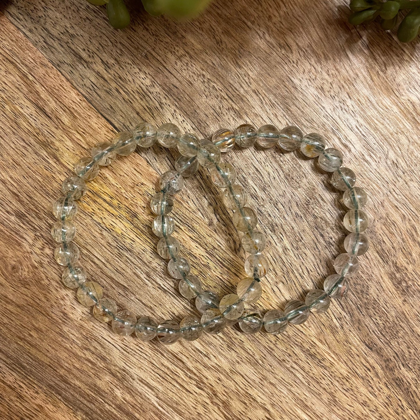 Green Rutile Bracelet