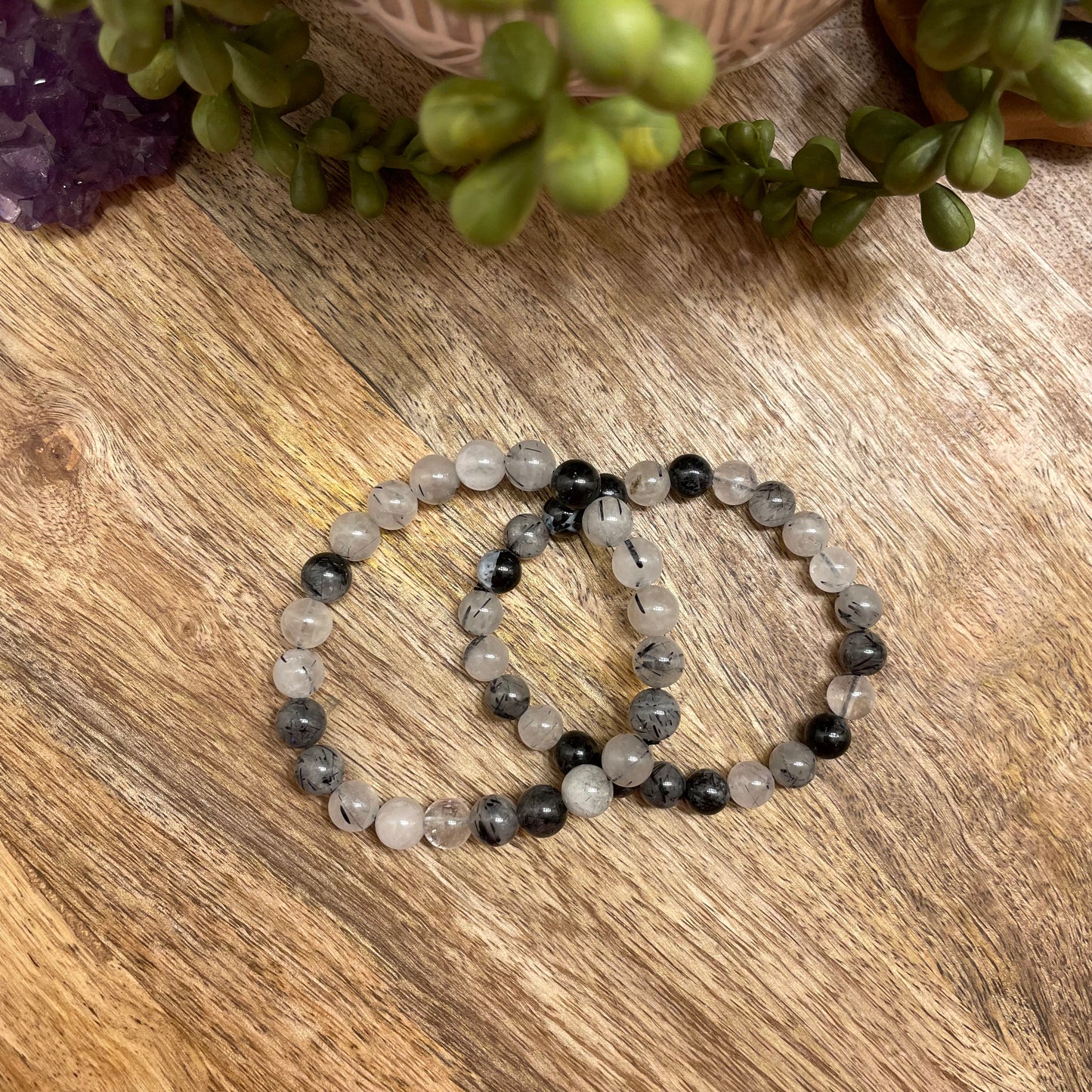Black Rutile Bracelet