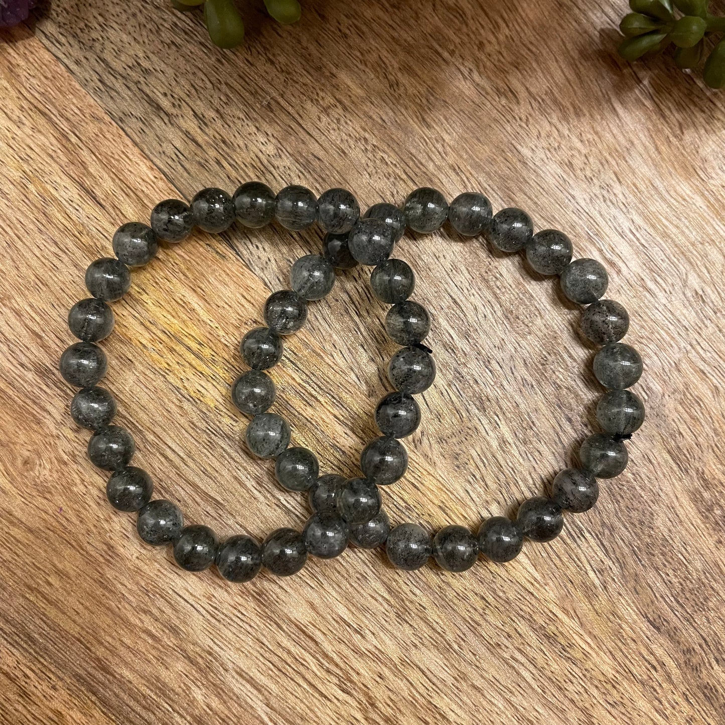 Black Strawberry Quartz Bracelet