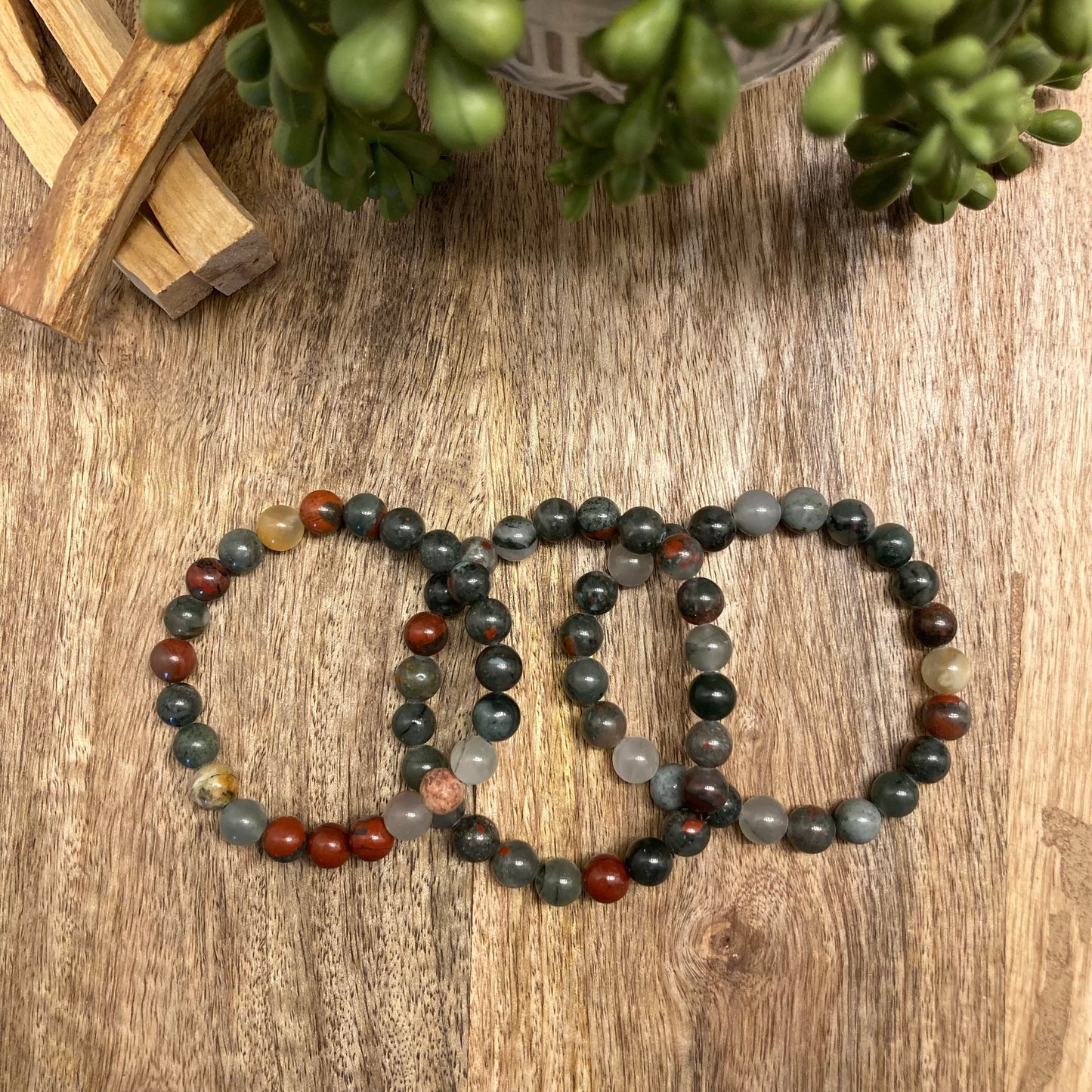 African Bloodstone Bracelet