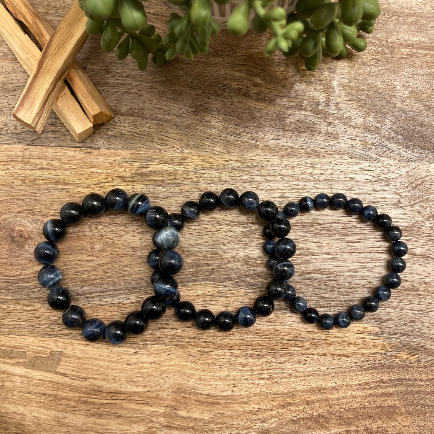 Blue Tiger Eye Bracelet