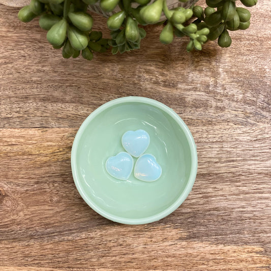 Opalite Mini Heart Carving