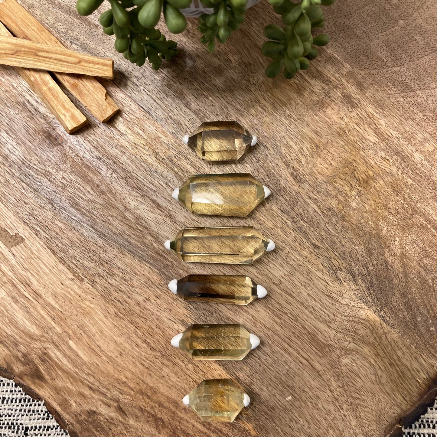 Citrine Double Point