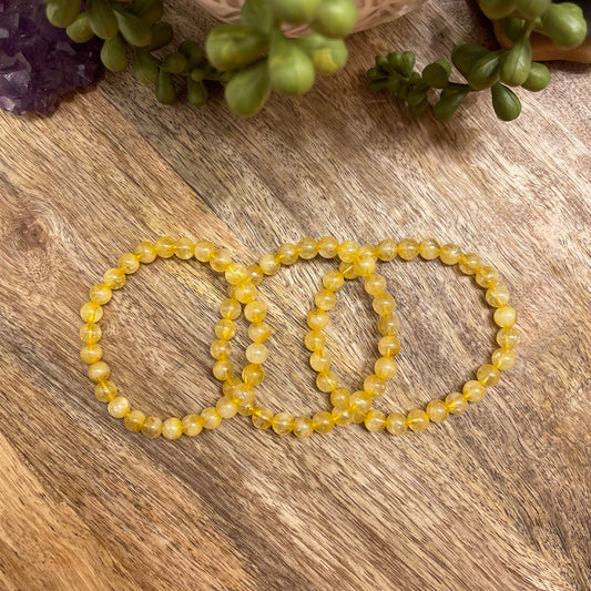 Yellow Quartz Bracelet