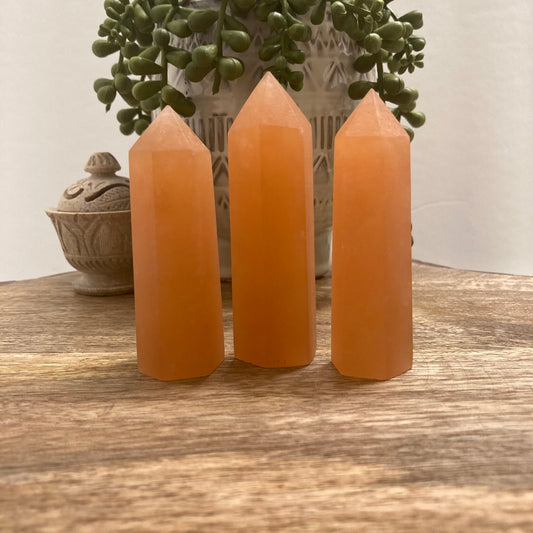 Peach Aventurine Tower