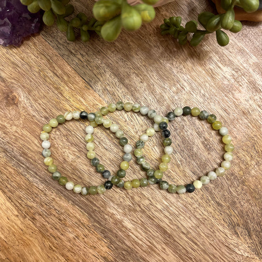 Australian Jade (Chrysoprase) Bracelet