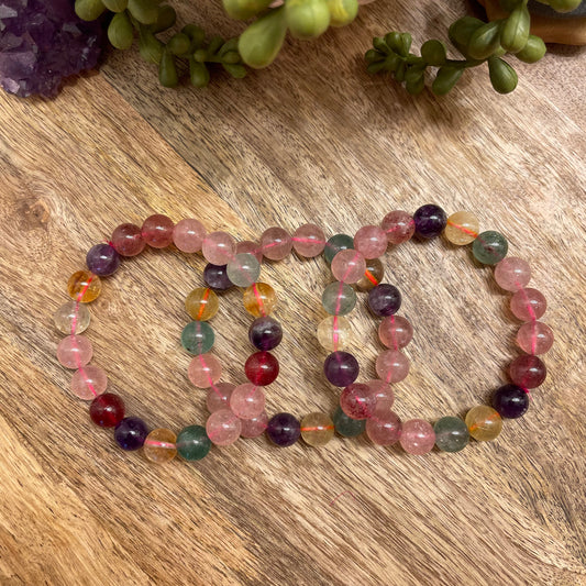 Rainbow Strawberry Bracelet