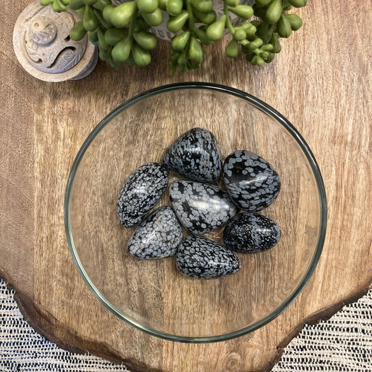 Snowflake Obsidian Tumble