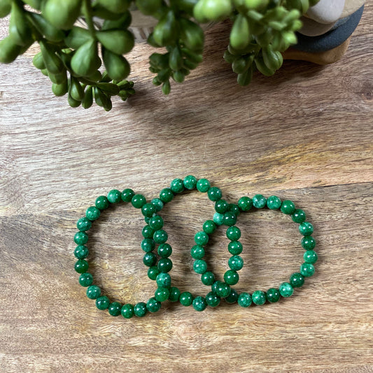 Green Chalcedony Bracelet