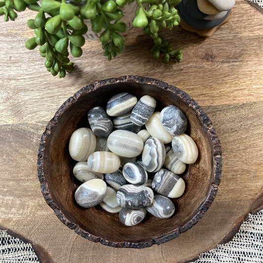 Zebra Calcite Tumble