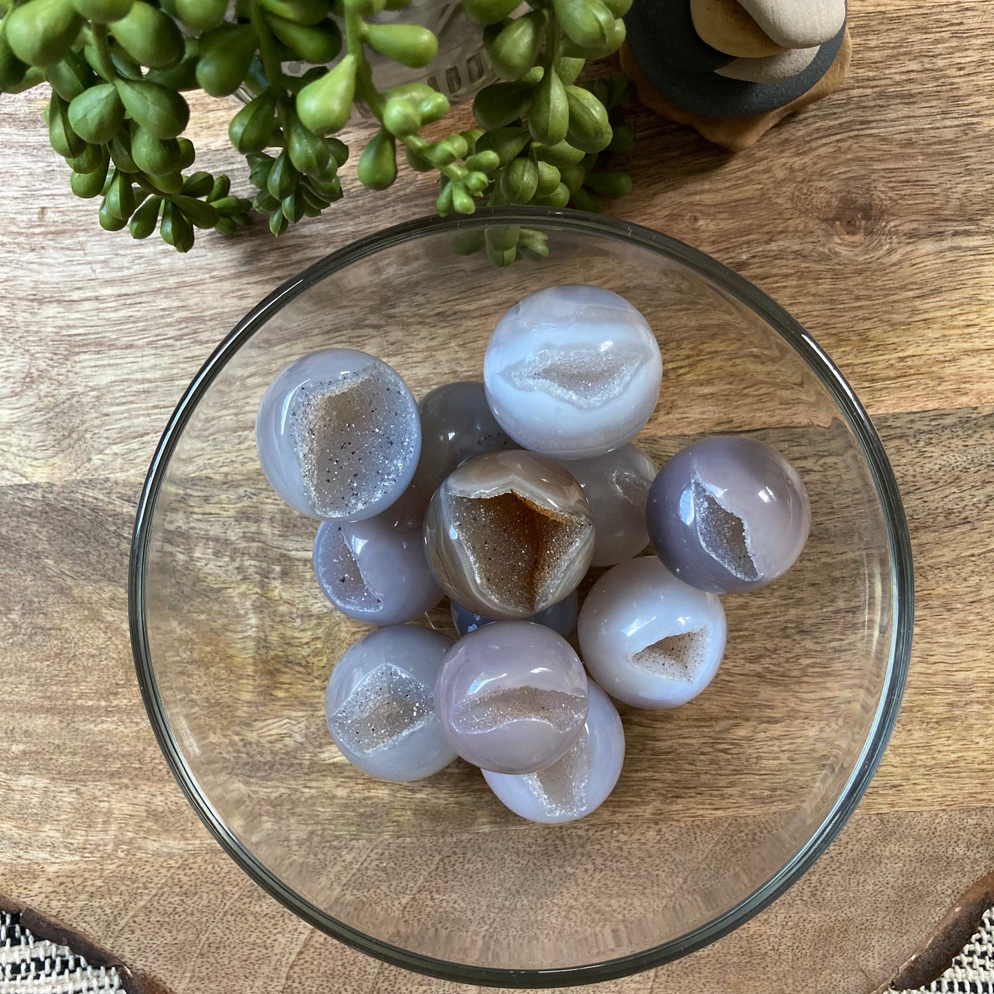 Druzy Agate Sphere