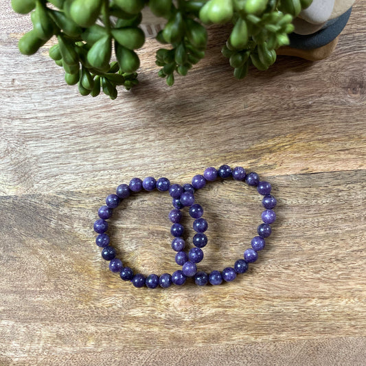 Lepidolite Bracelet - Dark