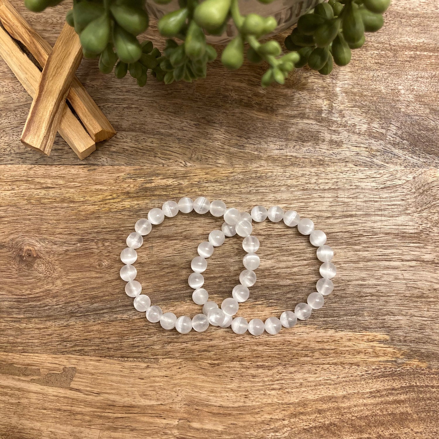 POWER OF 1 | Selenite + Citrine Bracelet