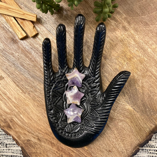 Dream (Chevron) Amethyst Mini Star Carving
