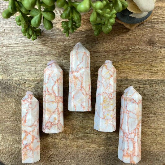 Red Vein Jasper Tower