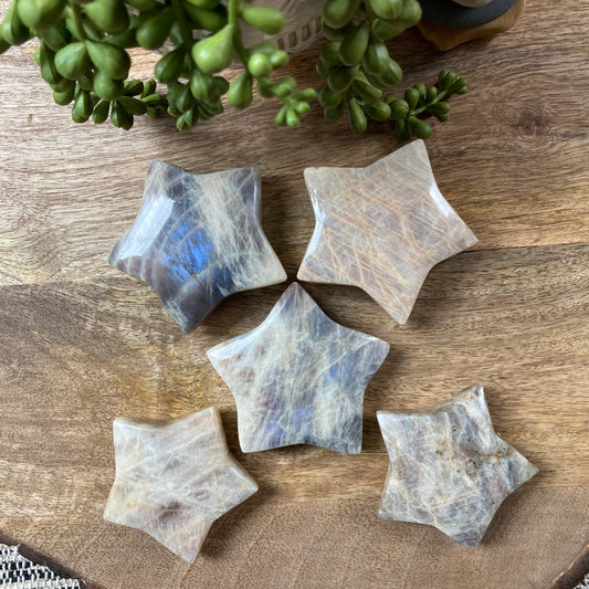 Moonstone Star Carving