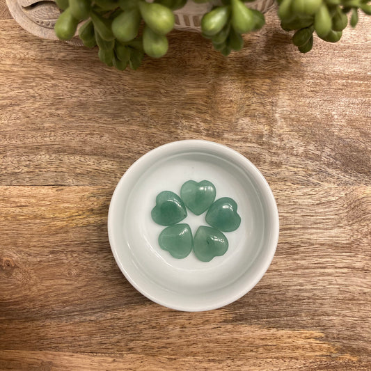 Green Aventurine Mini Heart Carving