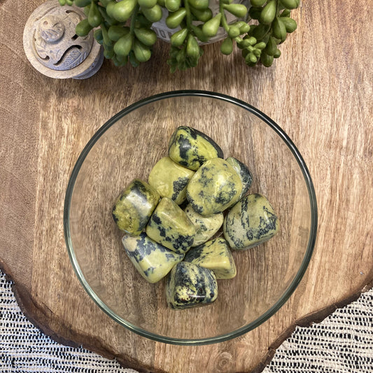 Yellow Turquoise Tumble