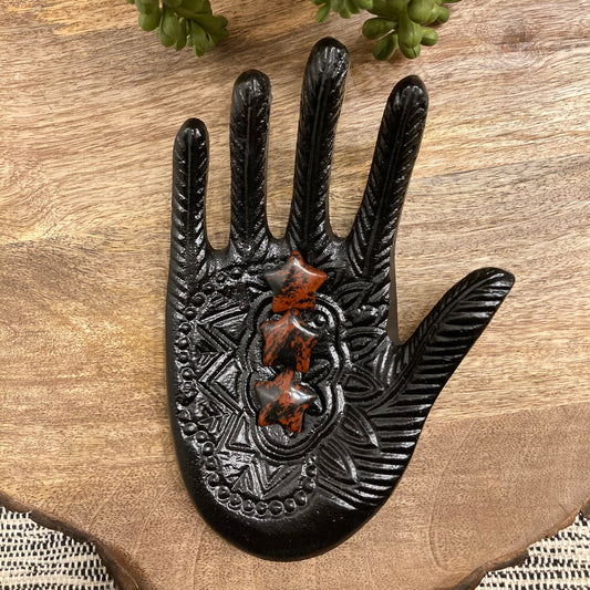 Red Obsidian (Mahogany) Mini Star Carving