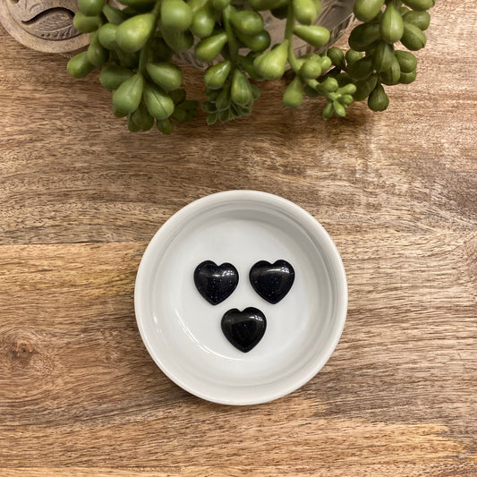 Blue Sandstone Mini Heart Carving