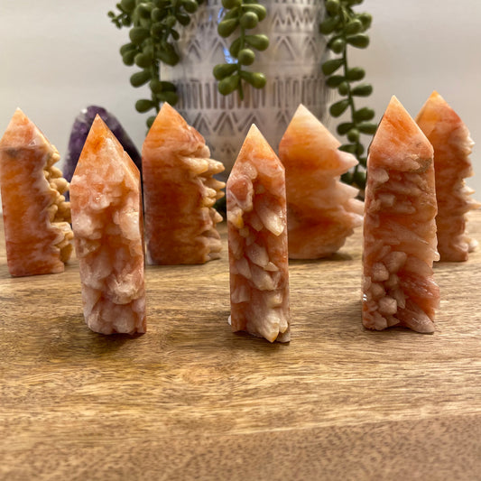 Dogtooth Calcite Tower