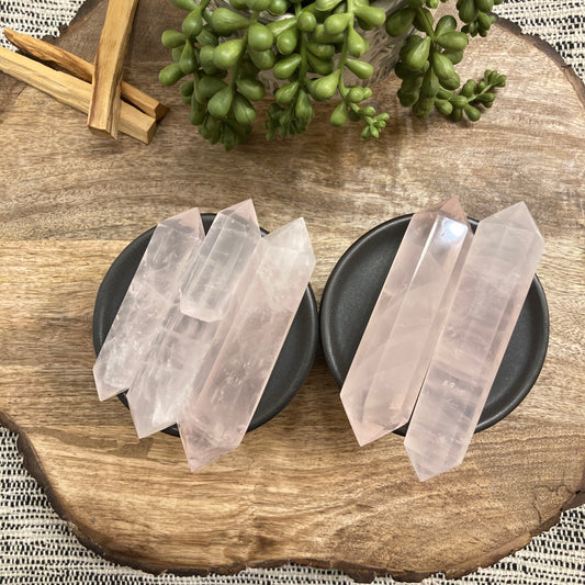 Rose Quartz Double Point