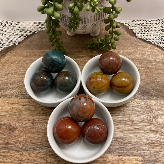 Ocean Jasper Sphere