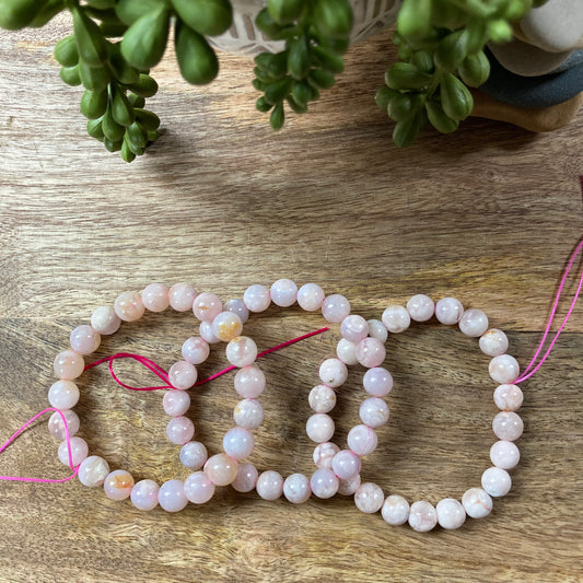 Flower Agate Bracelet