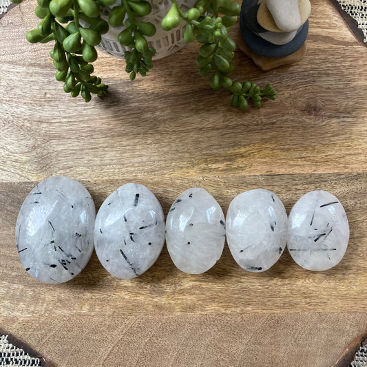 Black Tourmaline Palm Stone